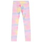 Girls Multi-Coloured Logo Leggings, 1, hi-res