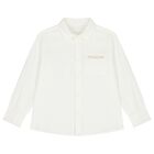 Boys White Shirt, 2, hi-res