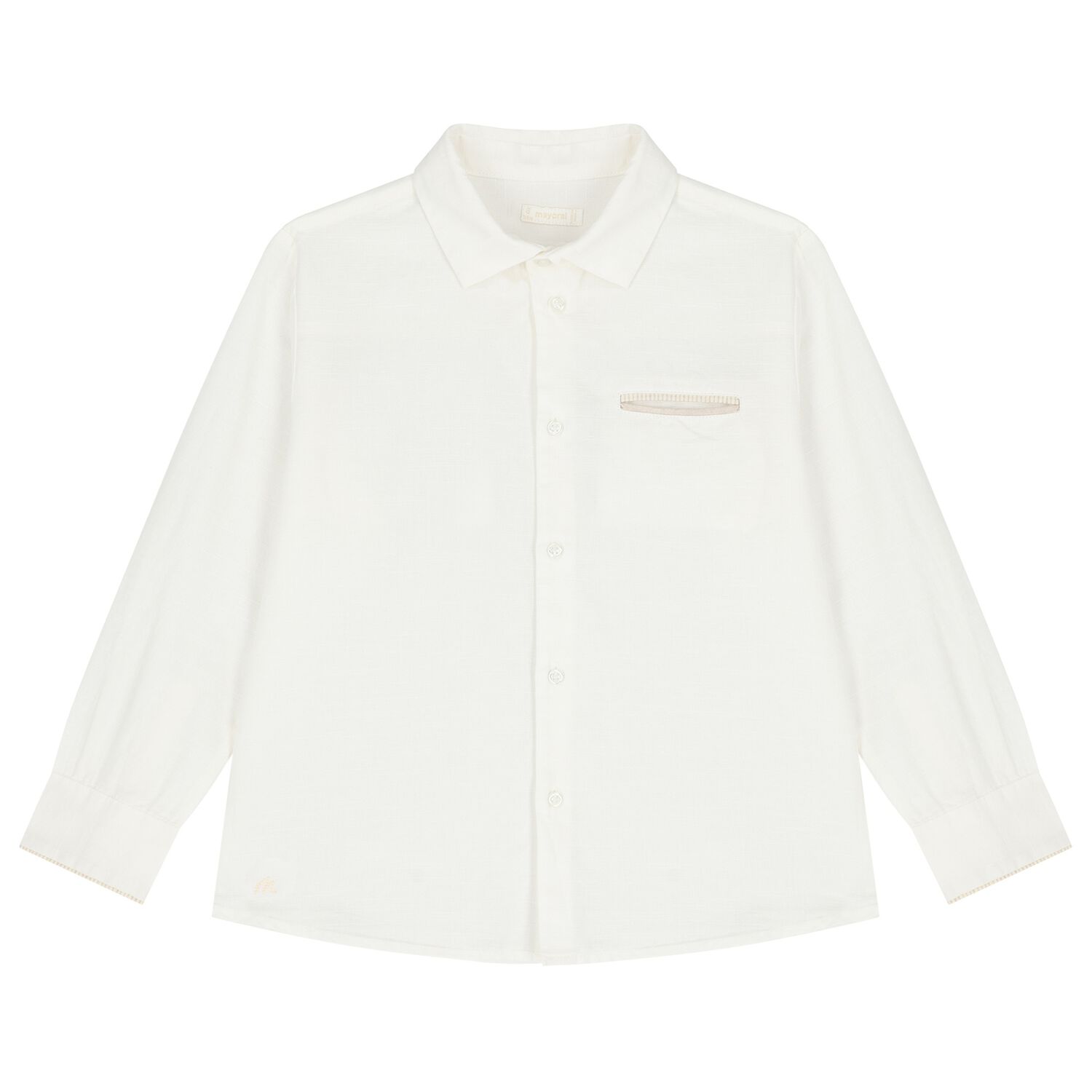 Boys White Shirt, 2, hi-res
