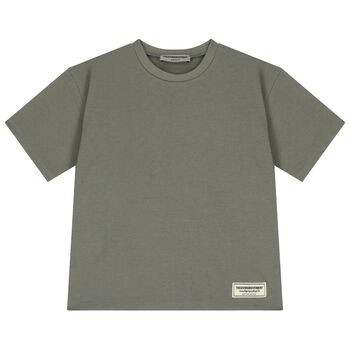 Green Logo Oversized T- Shirt