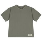 Green Logo Oversized T- Shirt, 1, hi-res