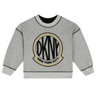 Grey & Black Logo Reversible Sweatshirt, 1, hi-res