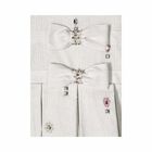 Girls Grey Printed Dress, 1, hi-res