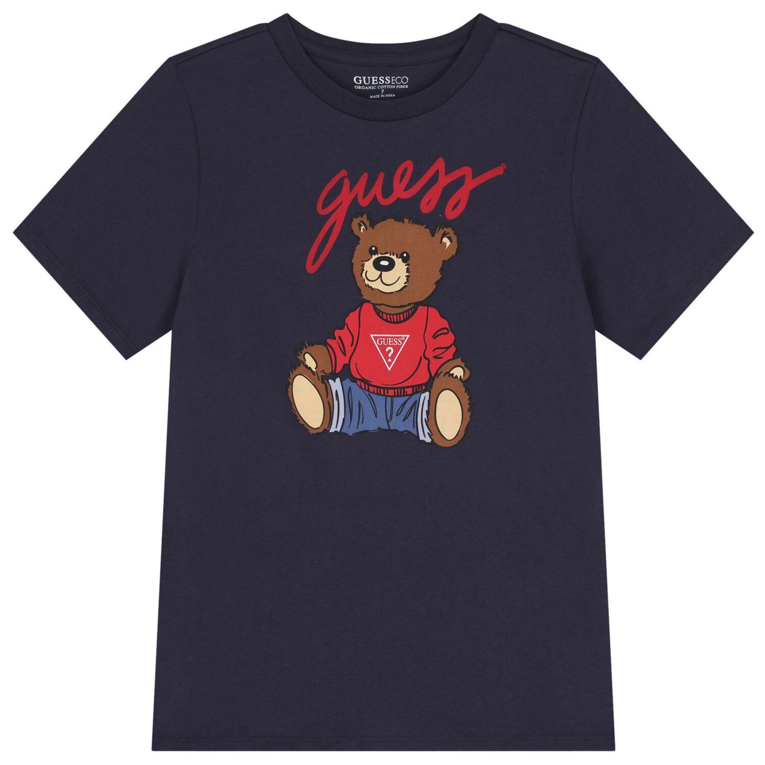 Navy Blue Teddy Bear Logo T-Shirt, 5, hi-res