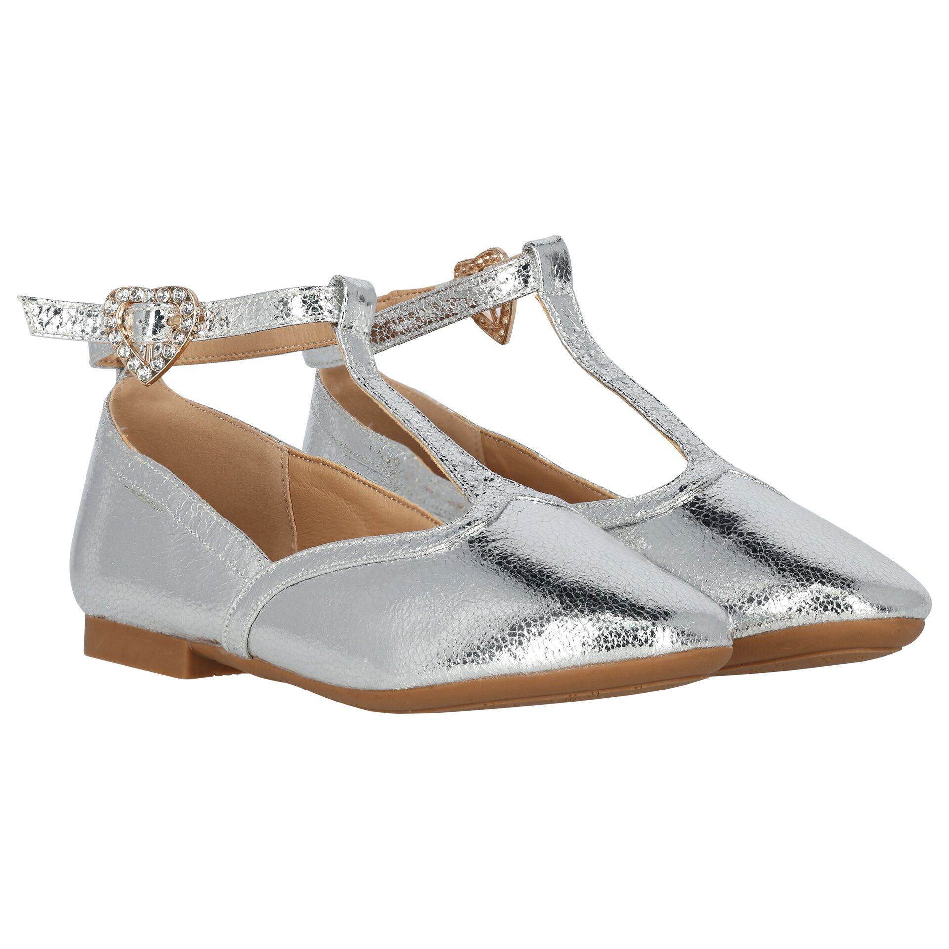 Angel s Face Girls Silver Shoes Junior Couture UK