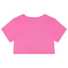 Girls Pink Logo T-Shirt, 1, hi-res