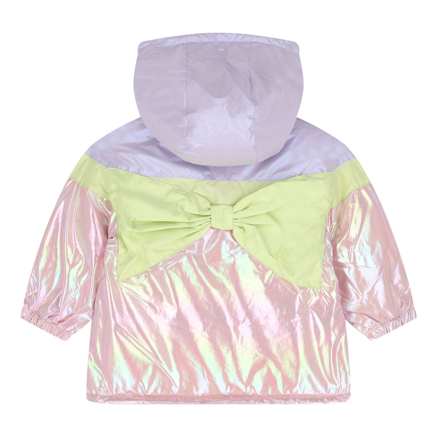 Younger Girls Lilac & Iridescent Pink Jacket, 1, hi-res