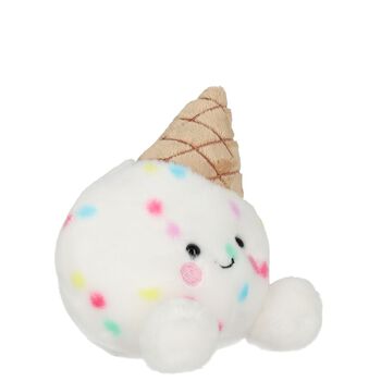 Palm Pals Ivory Sprinkle Ice Cream Soft Toy ( 13cm )