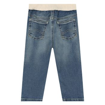 Younger Boys Blue Logo Denim Jeans