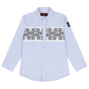 Boys Blue Logo Shirt