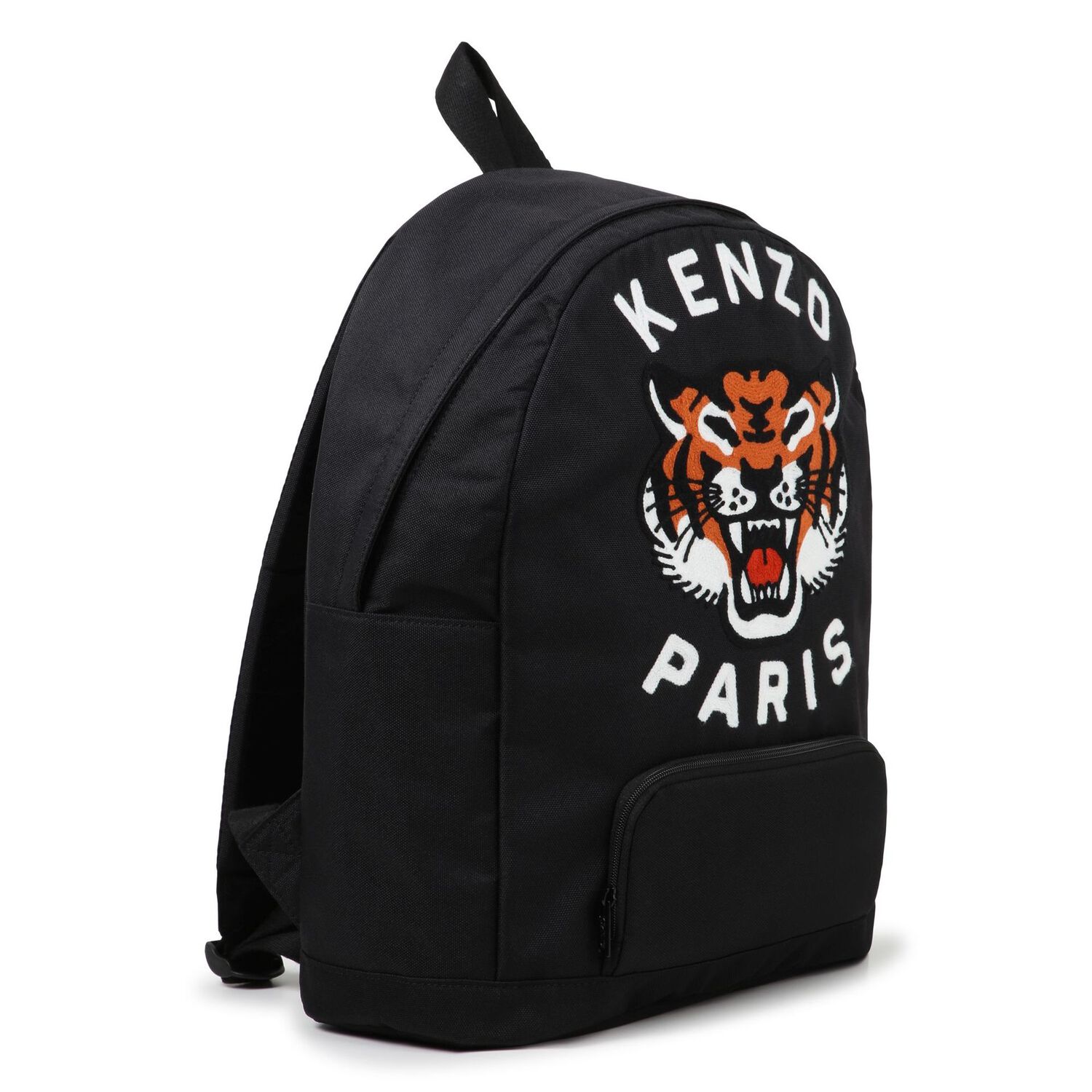 Black Tiger Logo Backpack, 1, hi-res