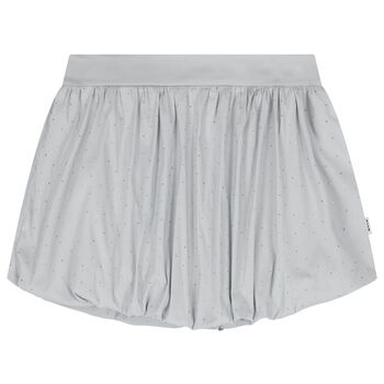 Girls Grey Rhinestones Skirt