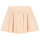 Girls Pink Logo Skirt, 1, hi-res