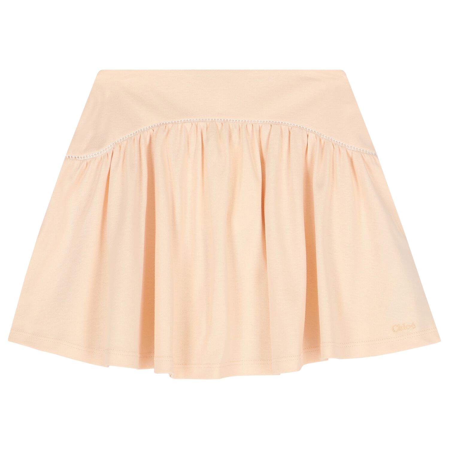 Girls Pink Logo Skirt, 1, hi-res
