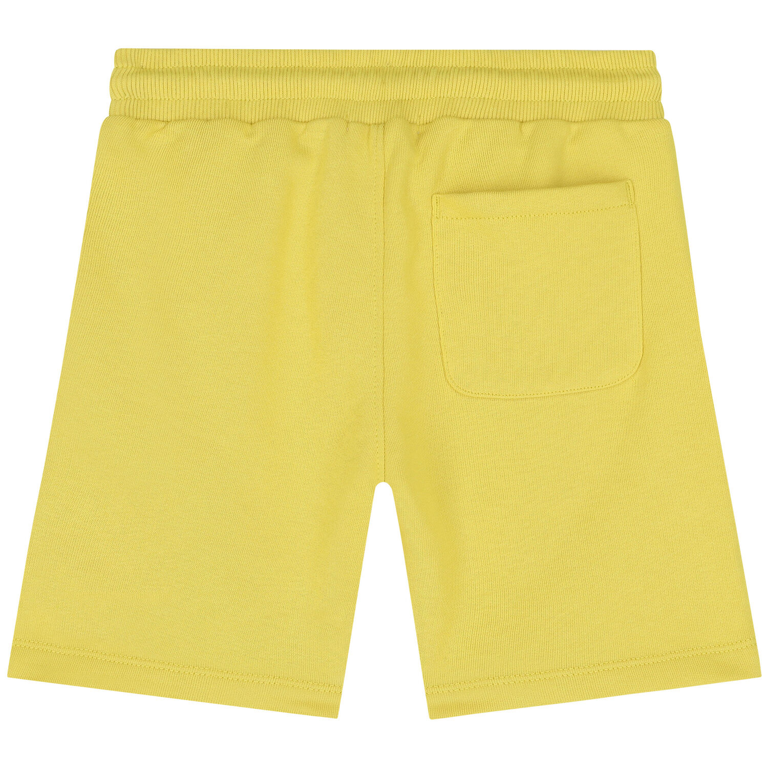 Boys Yellow Logo Shorts, 5, hi-res