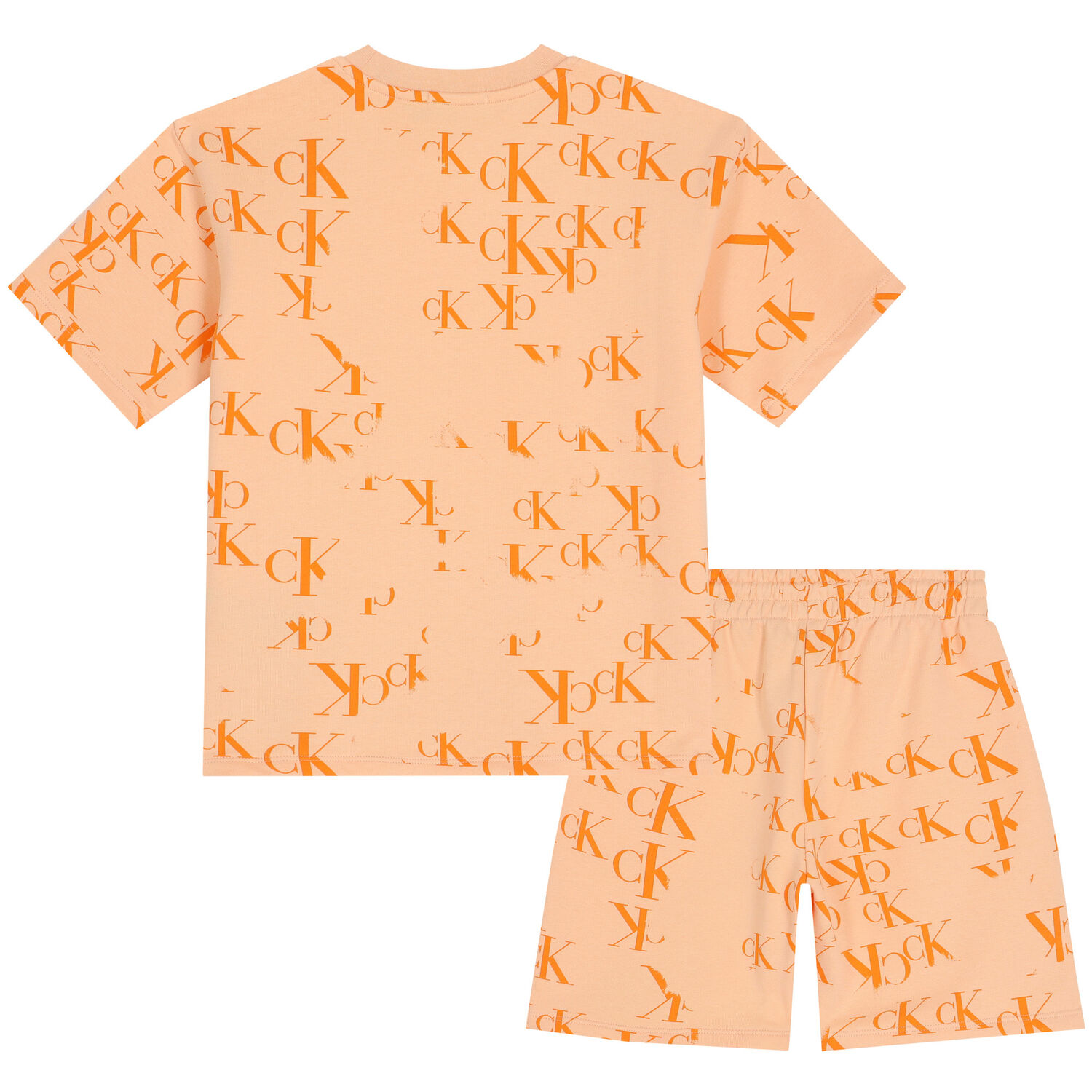 Girls Coral Logo Shorts Set, 2, hi-res