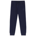 Boys Navy Logo Jogger, 1, hi-res