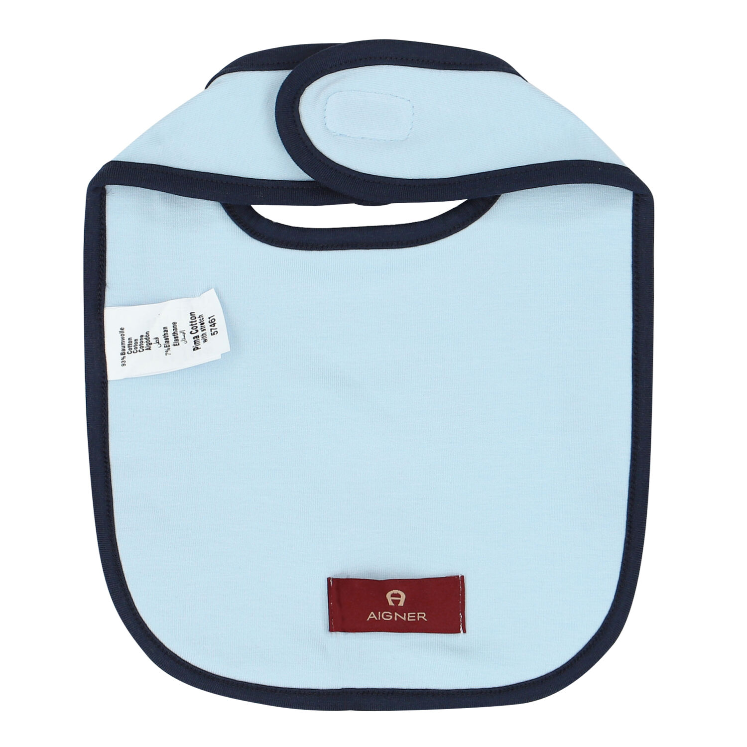Baby Boys Blue Logo Bib, 1, hi-res
