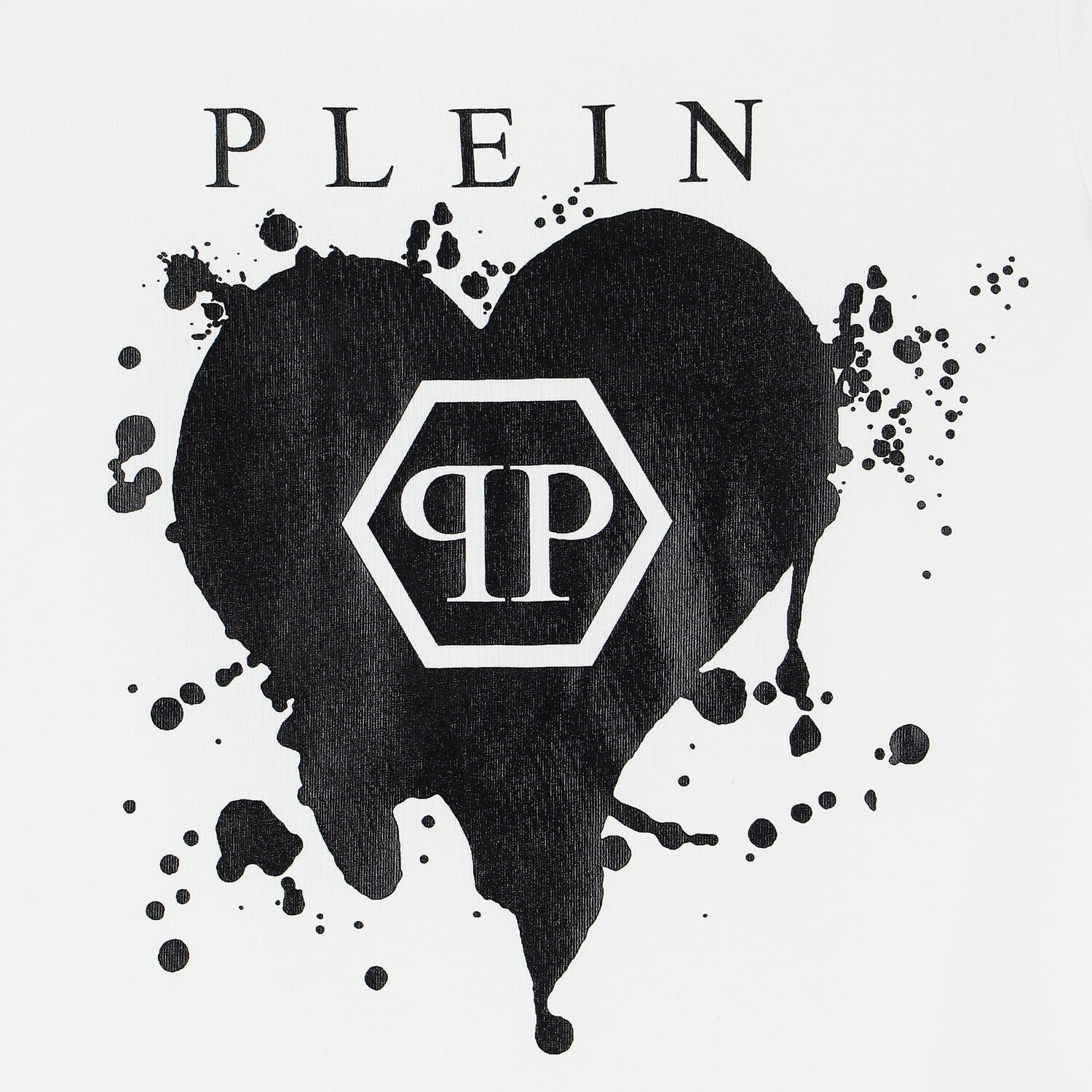 Girls White & Black Logo T-shirt, 1, hi-res