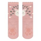Baby Girls Pink Animal Socks, 1, hi-res