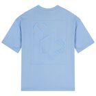 Boys Blue Logo T-Shirt, 3, hi-res