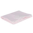 Baby Girls White & Pink Quilted Blanket, 2, hi-res