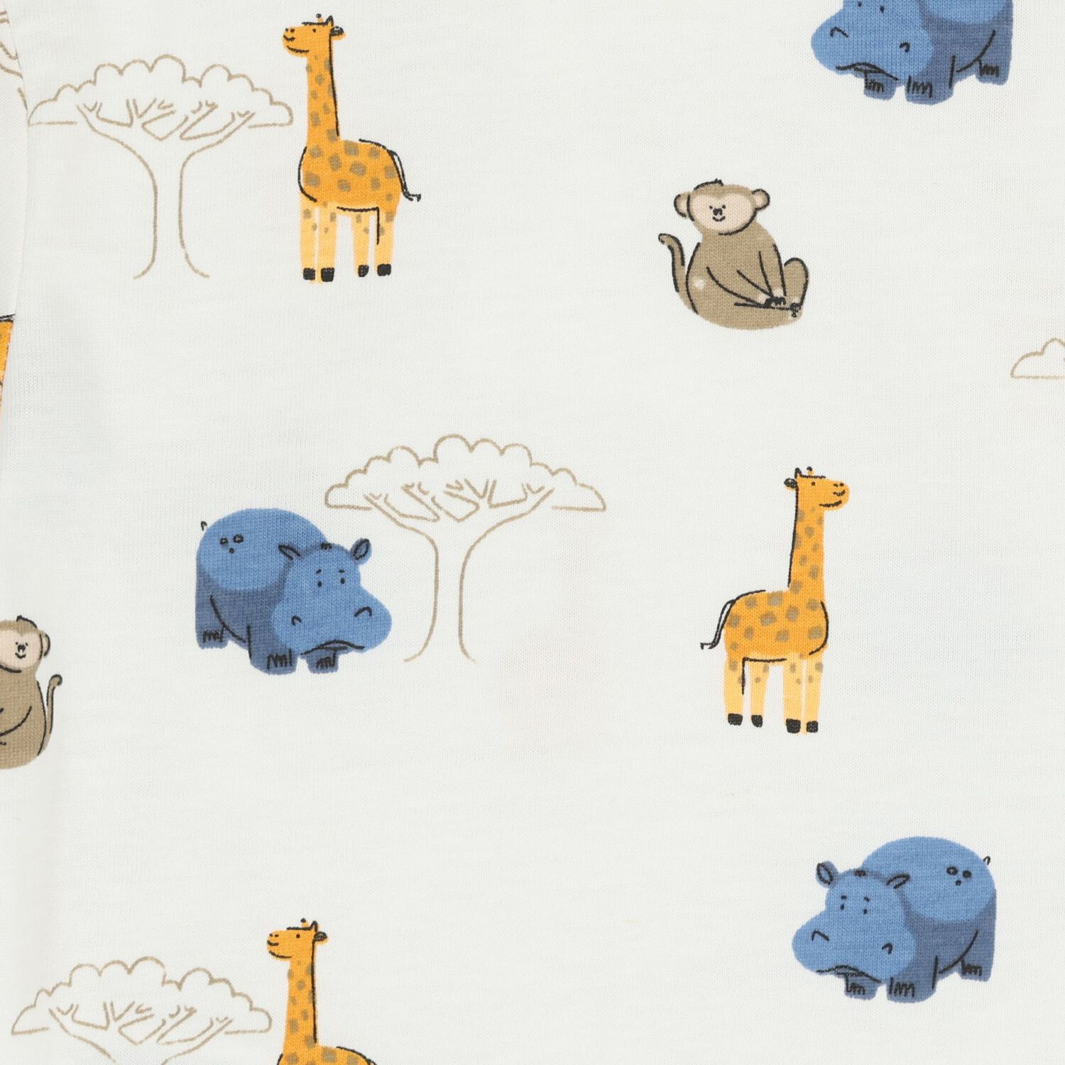 Younger Boys White, Orange & Blue Shorts Set, 2, hi-res