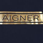 Boys Navy & Gold Logo T-Shirt, 1, hi-res