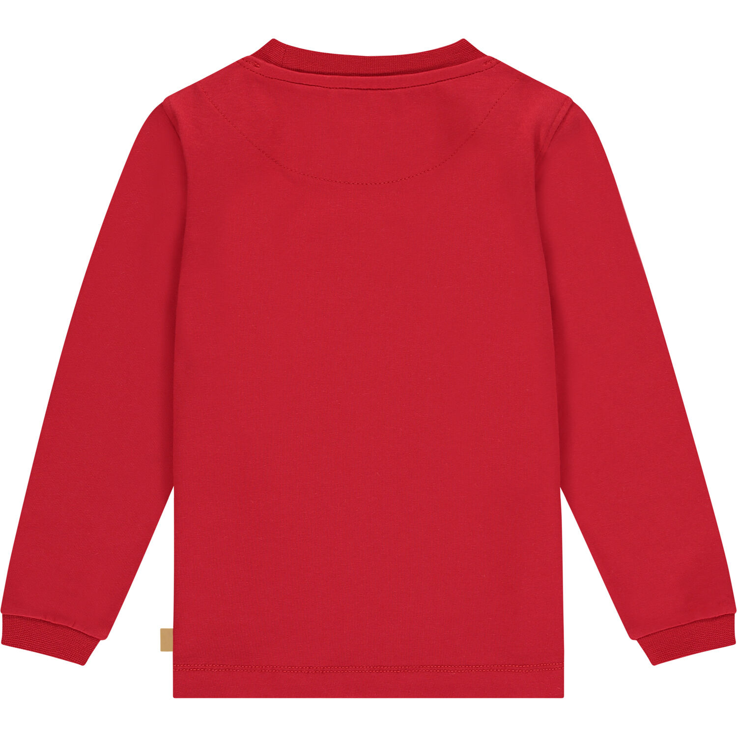 Boys Red Logo Long Sleeve Top, 1, hi-res