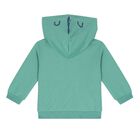Younger Boys White, Aqua & Navy Blue Tracksuit, 1, hi-res