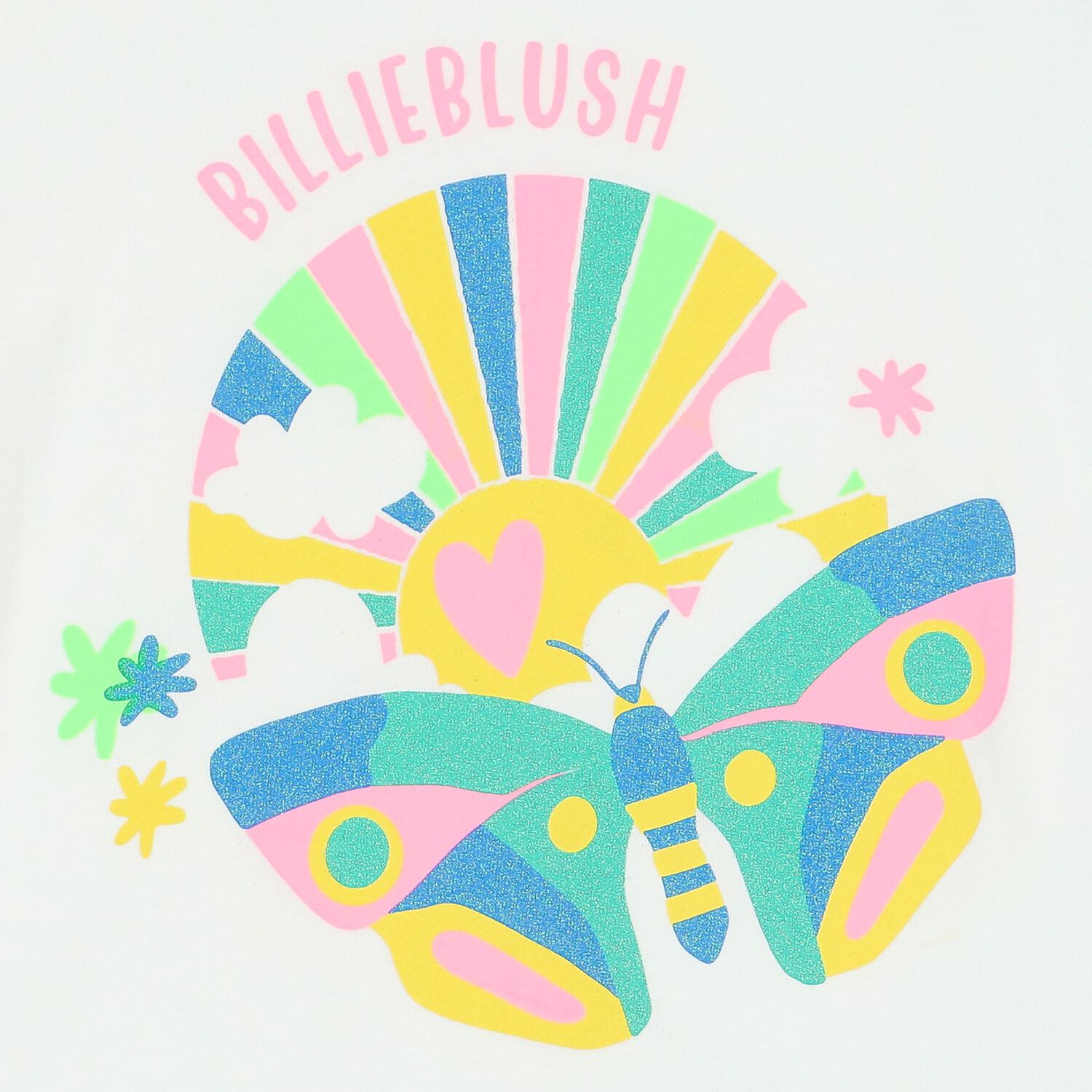 Girls White T-Shirt, 1, hi-res