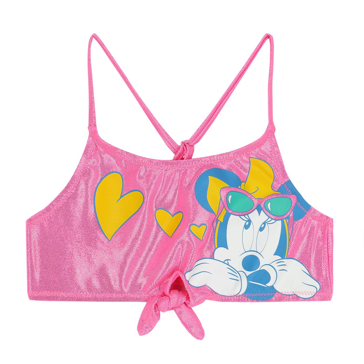 Girls Pink Minnie Mouse Bikini, 1, hi-res