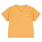 Younger Boys Orange & Beige Safari Dungaree Set, 1, hi-res