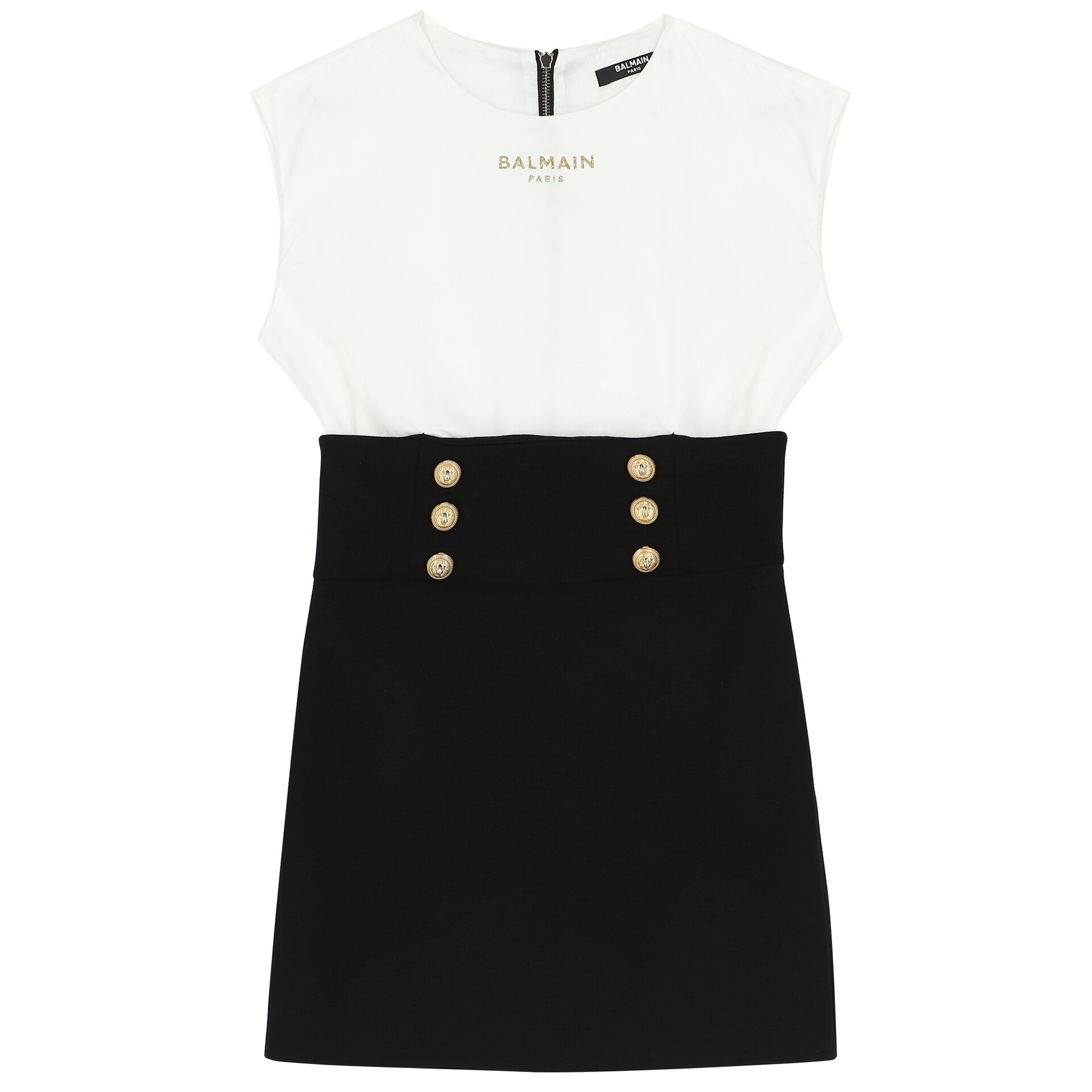 Black and white balmain dress shop