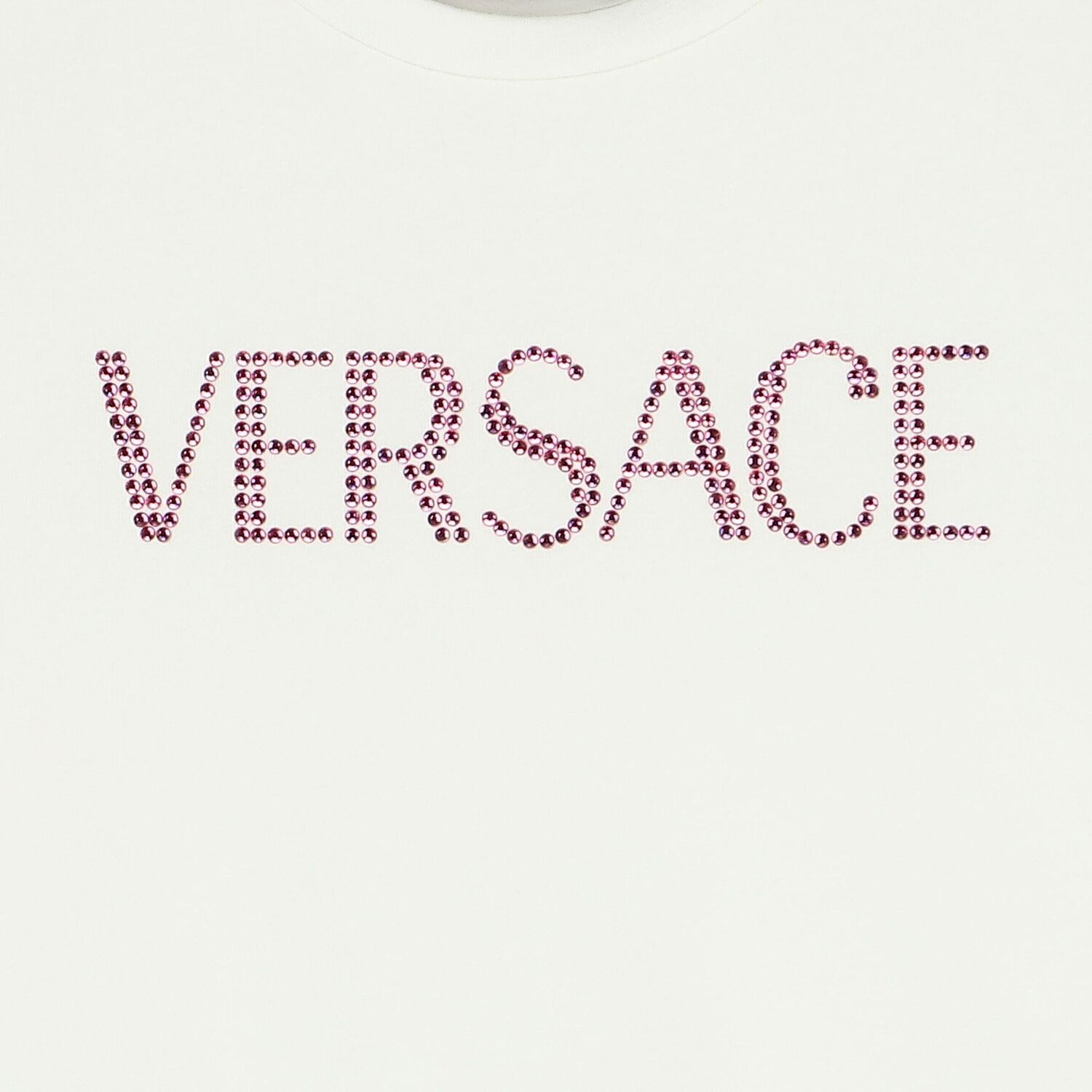 Girls White and Pink Logo Dress, 1, hi-res