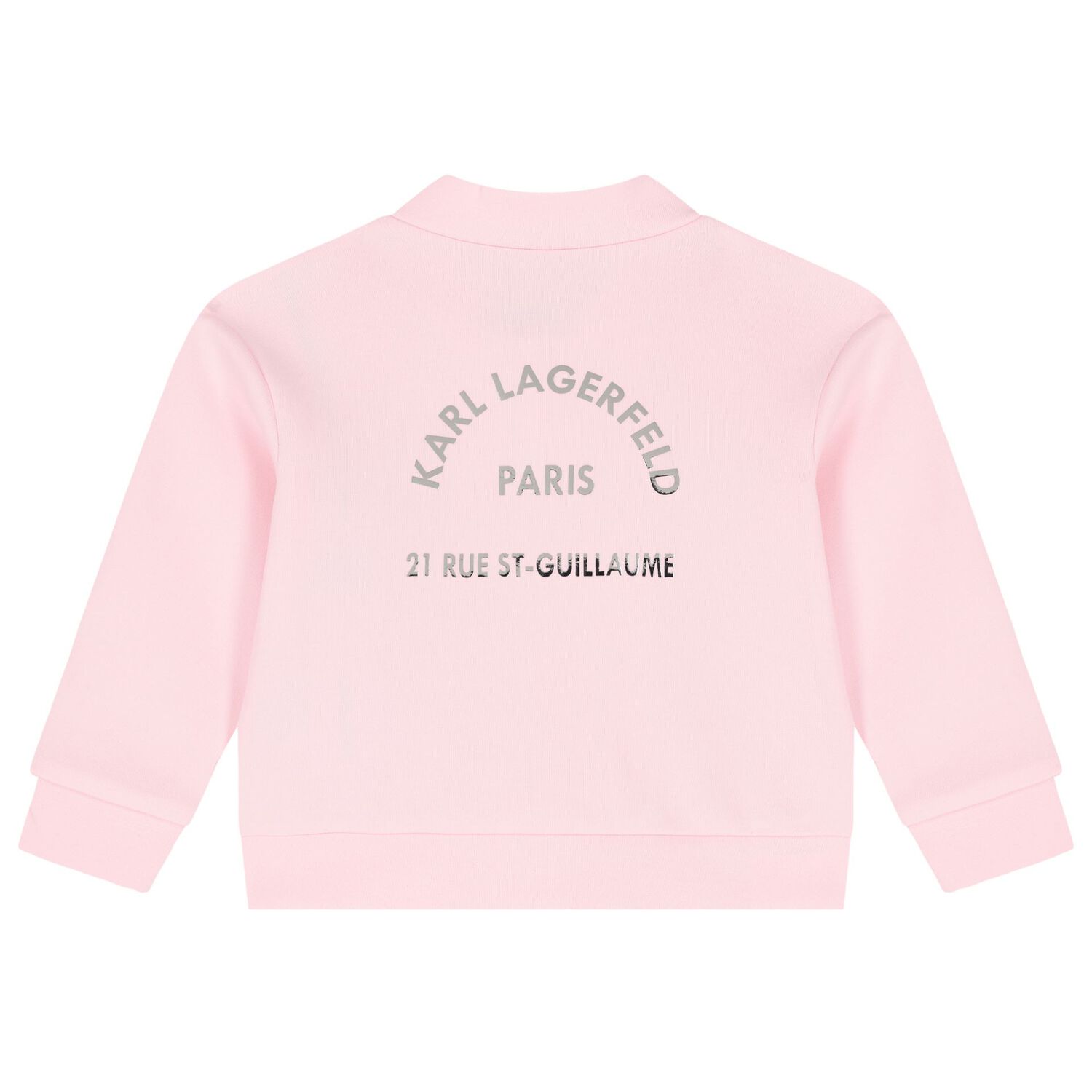 Girls Pink & White Logo Tracksuit Set, 1, hi-res image number null