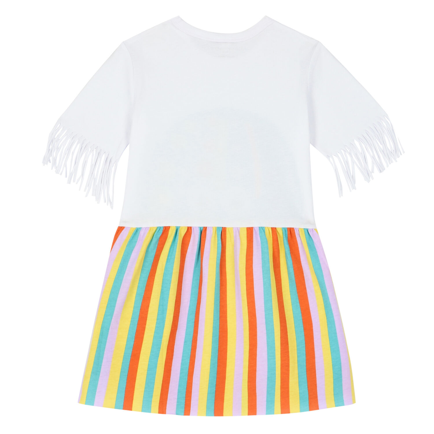 Girls White Jelly Fish Dress, 1, hi-res