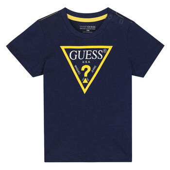 Boys Navy Logo T-Shirt