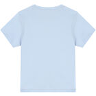 Baby Boys Blue Logo T-Shirt, 3, hi-res