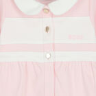 Baby Girls Pink Logo Babygrow, 1, hi-res
