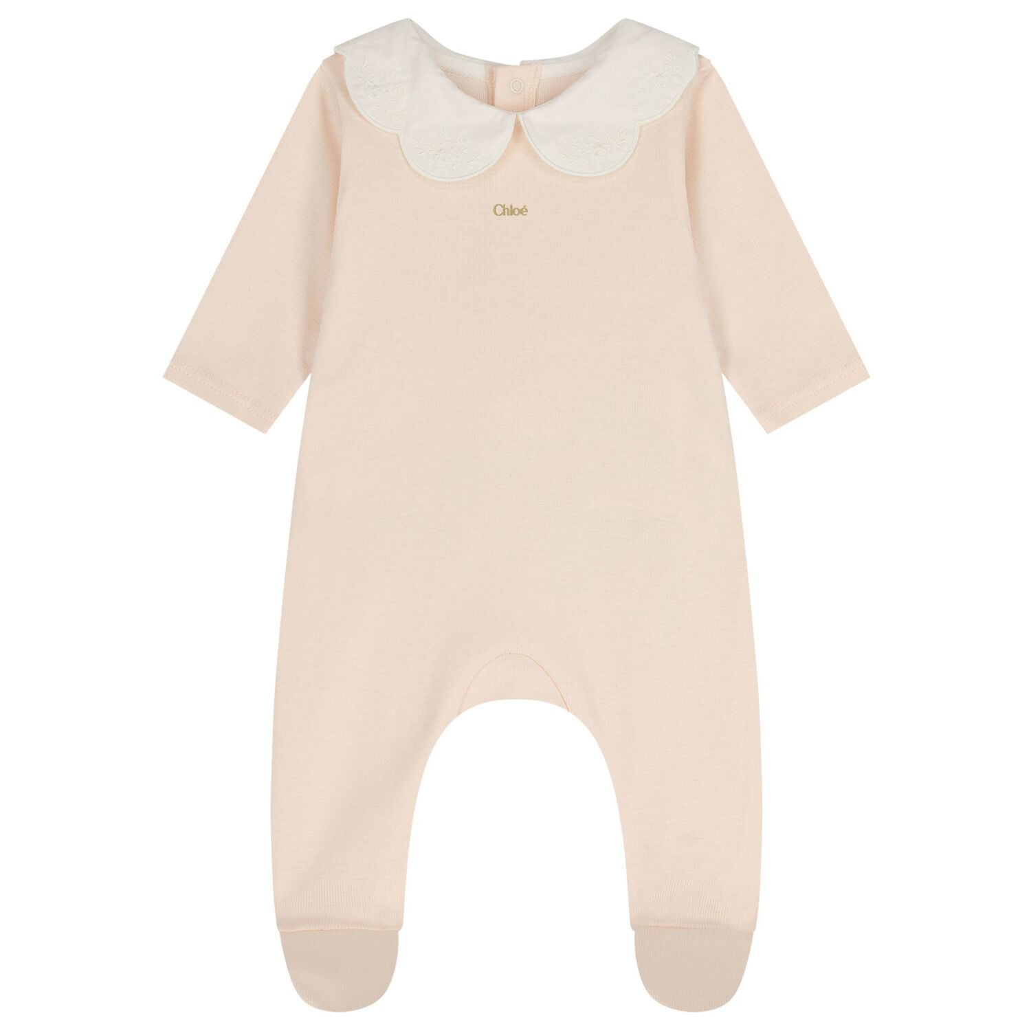 Baby Girls Pink & White Logo Babygrow Gift Set, 1, hi-res