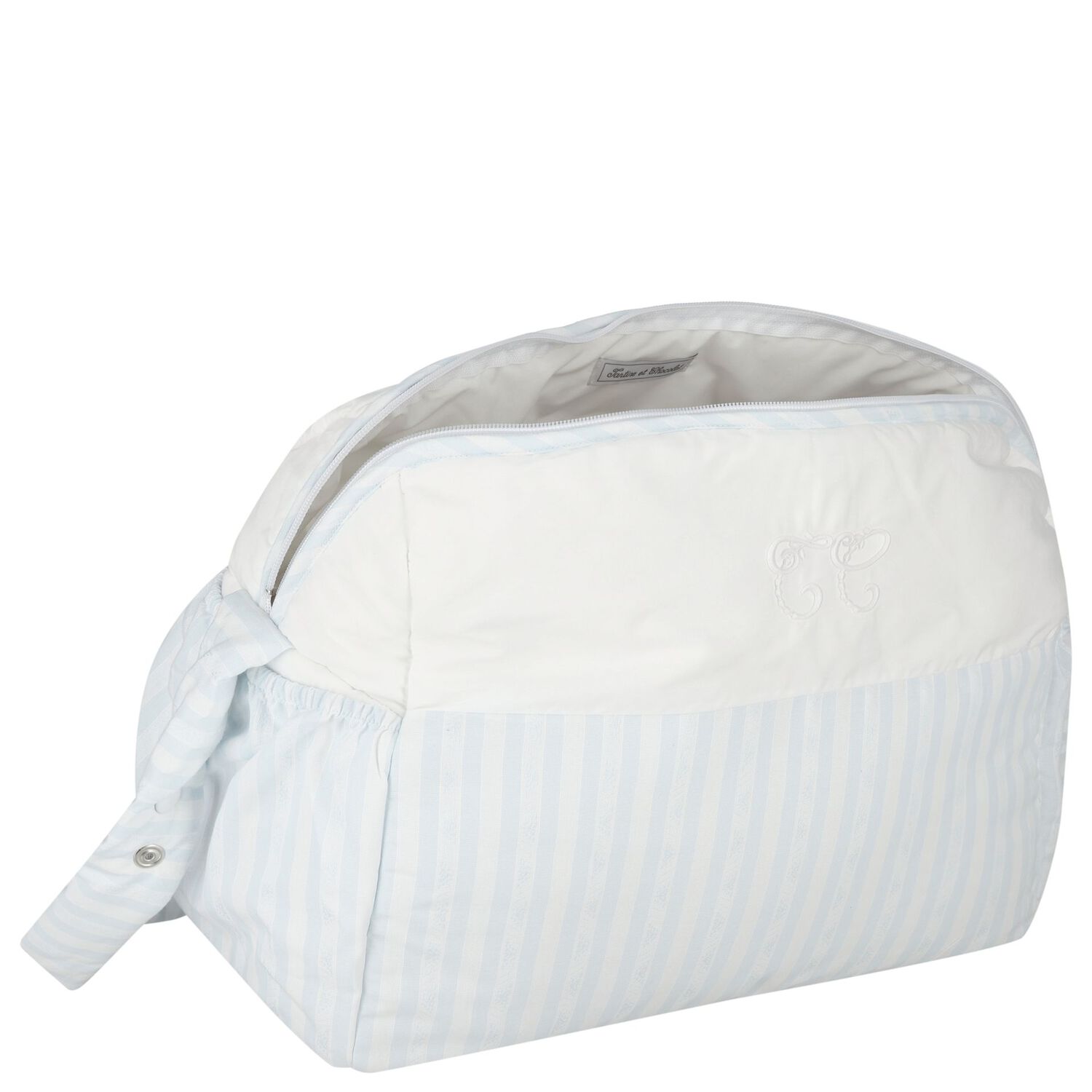 White & Blue Garda Baby Changing Bag ( 37CM ), 2, hi-res