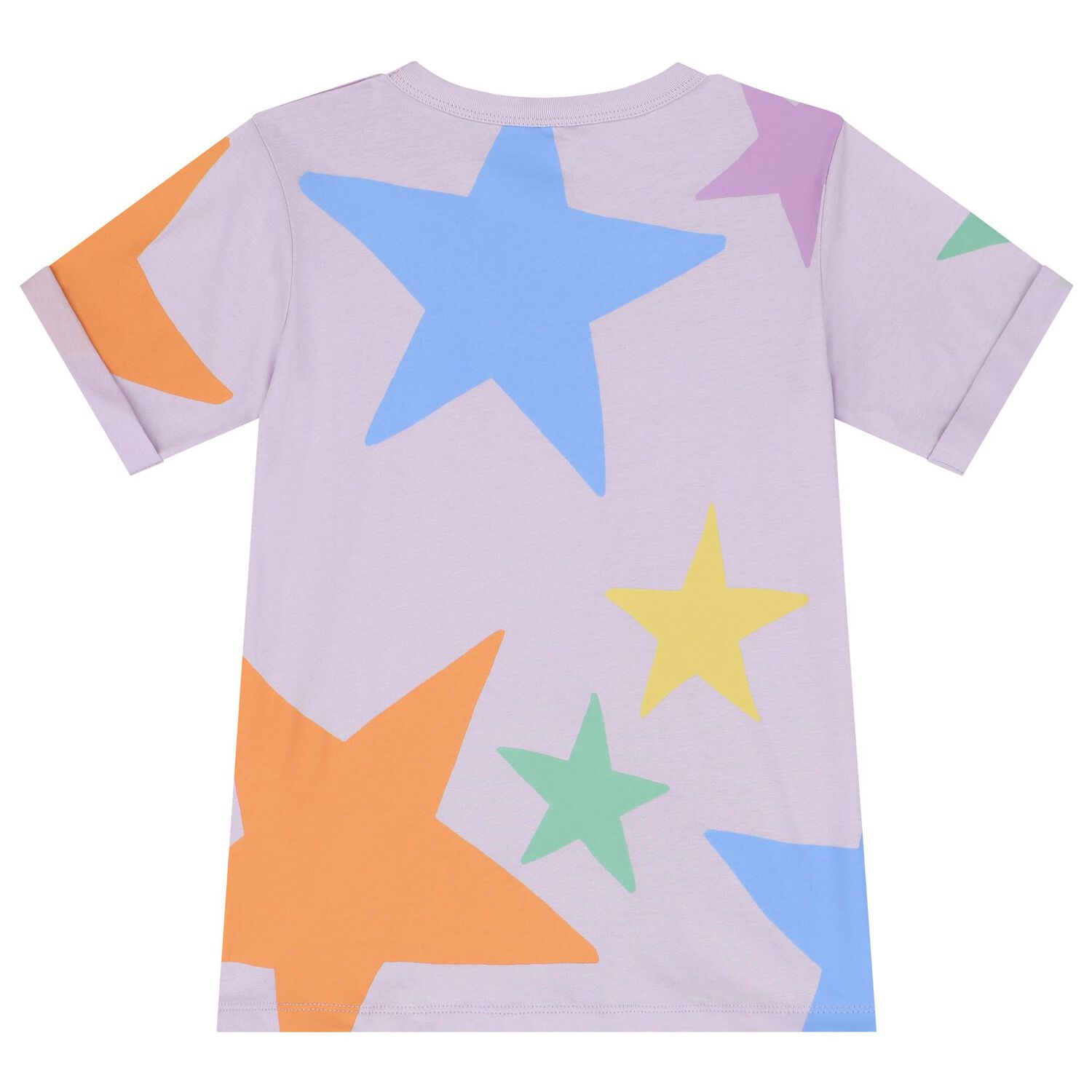 Girls Purple Star T-Shirt, 1, hi-res