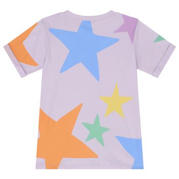 Girls Purple Star T-Shirt