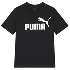 Boys Black Logo T-Shirt, 1, hi-res