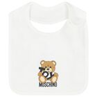 White Teddy Bear Logo Babygrow Gift Set, 1, hi-res