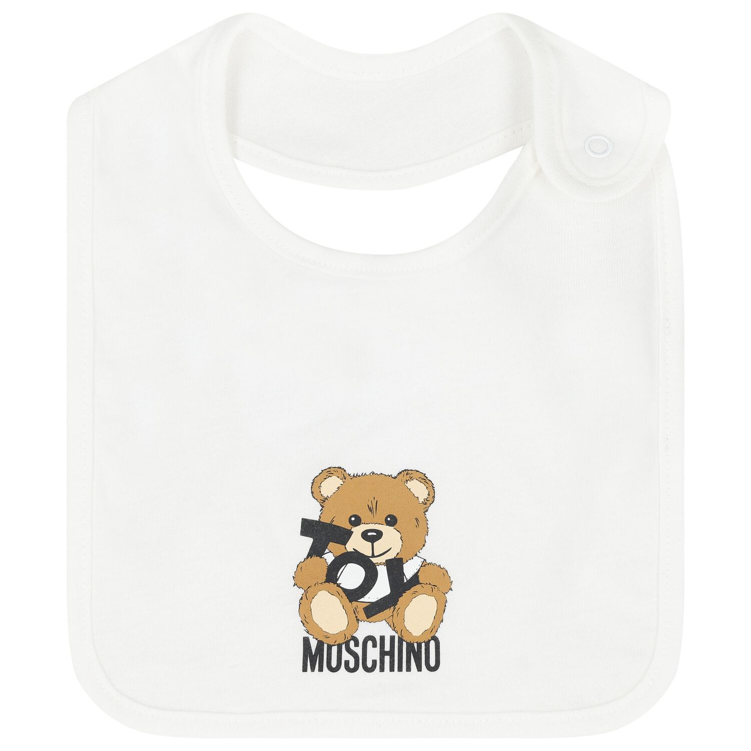 White Teddy Bear Logo Babygrow Gift Set, 1, hi-res