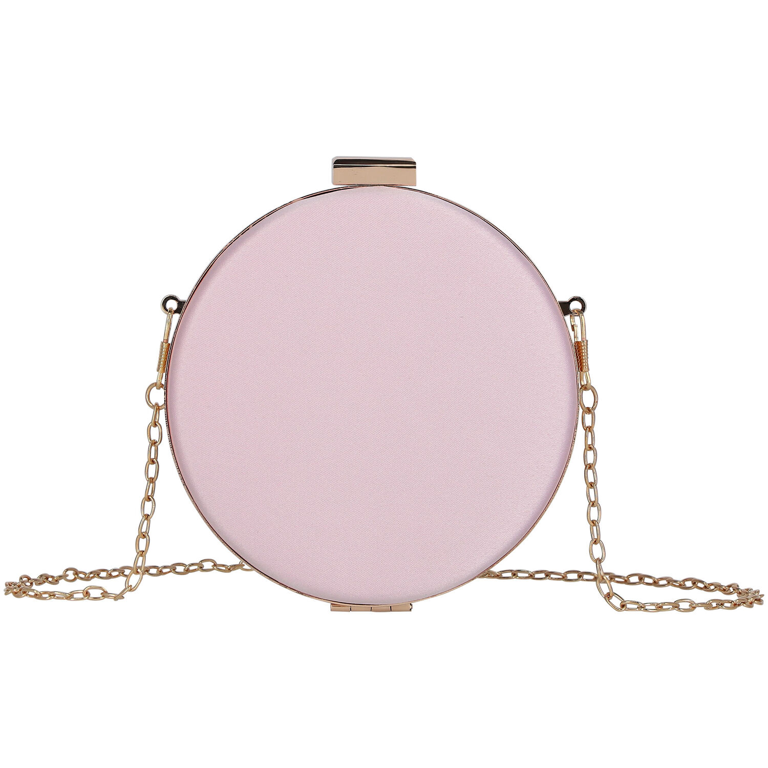 Girls Pink & Gold Embellished Satin Bag, 3, hi-res image number null