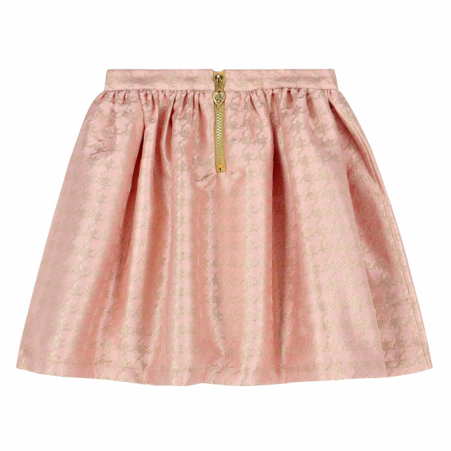 Girls Pink & Gold Skirt, 1, hi-res