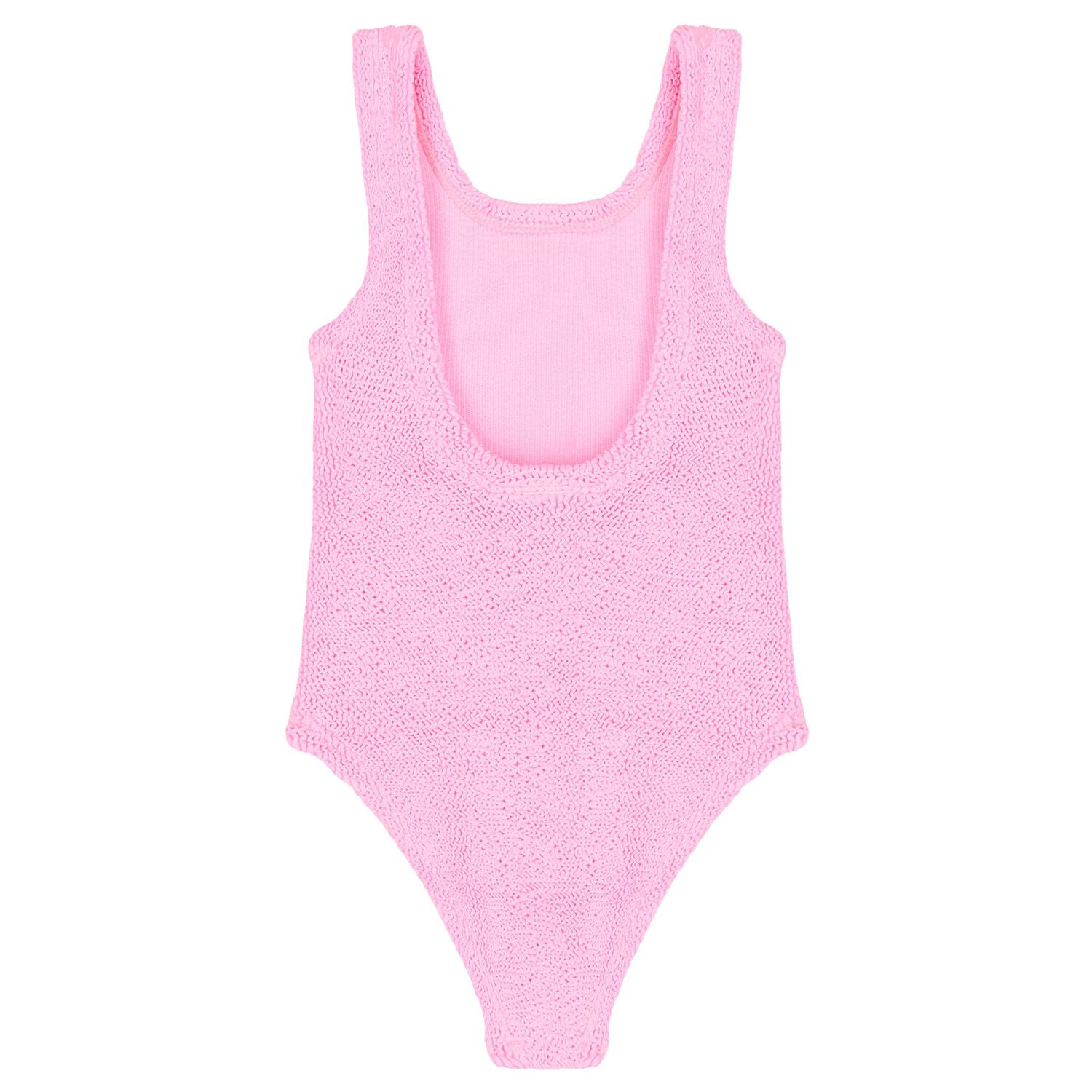 Girls Bubblegum Pink Crinkle Swimsuit, 2, hi-res